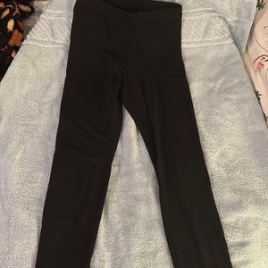 L girls black old navy leggings!